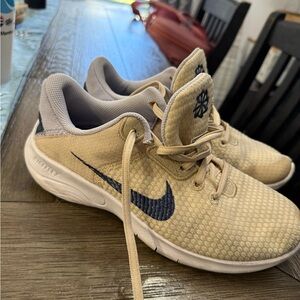Nike Tan and Navy Athletic Shoes